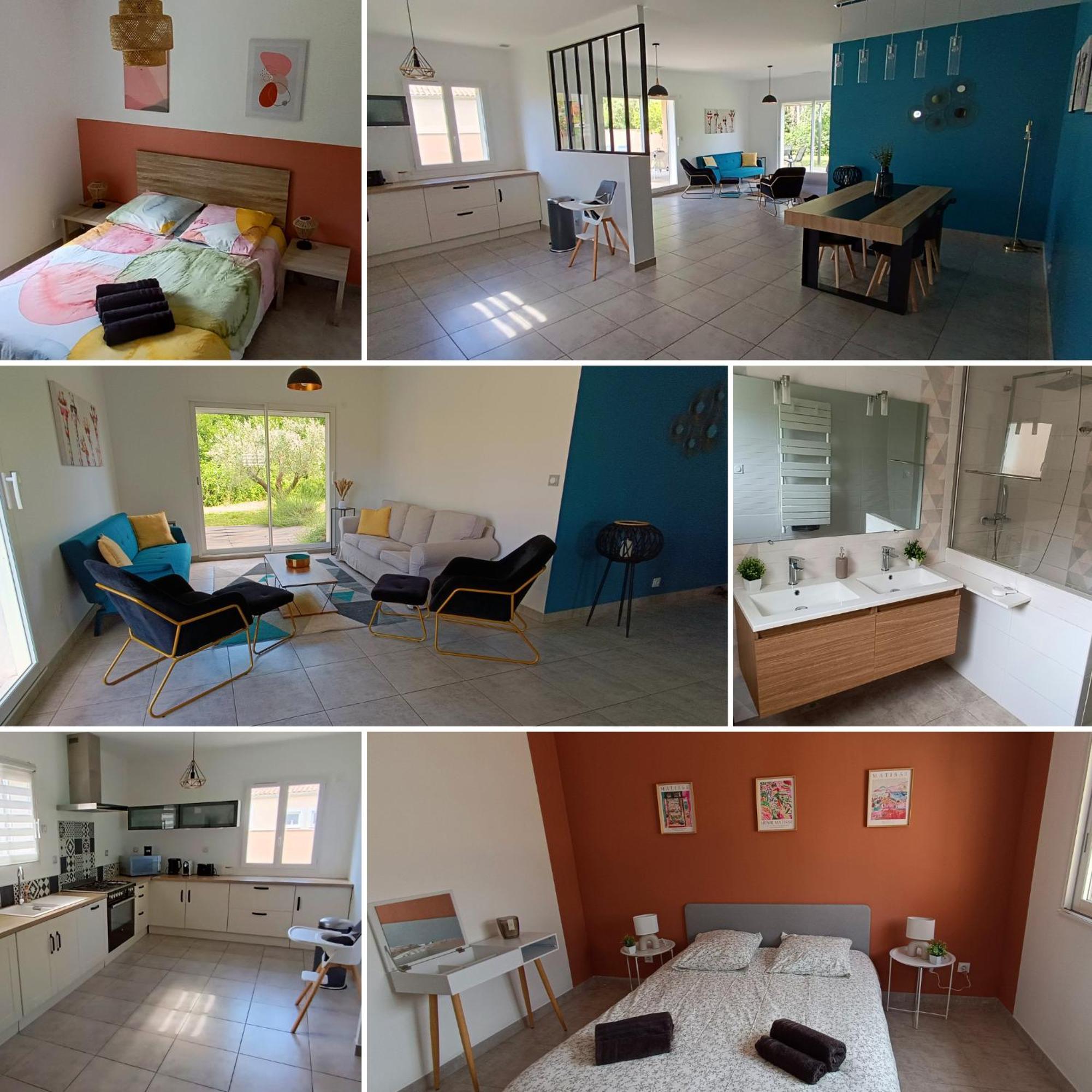 La Villa Lyne - Villa Moderne 4 Chambres 8 Personnes Clim Lèzan Zewnętrze zdjęcie